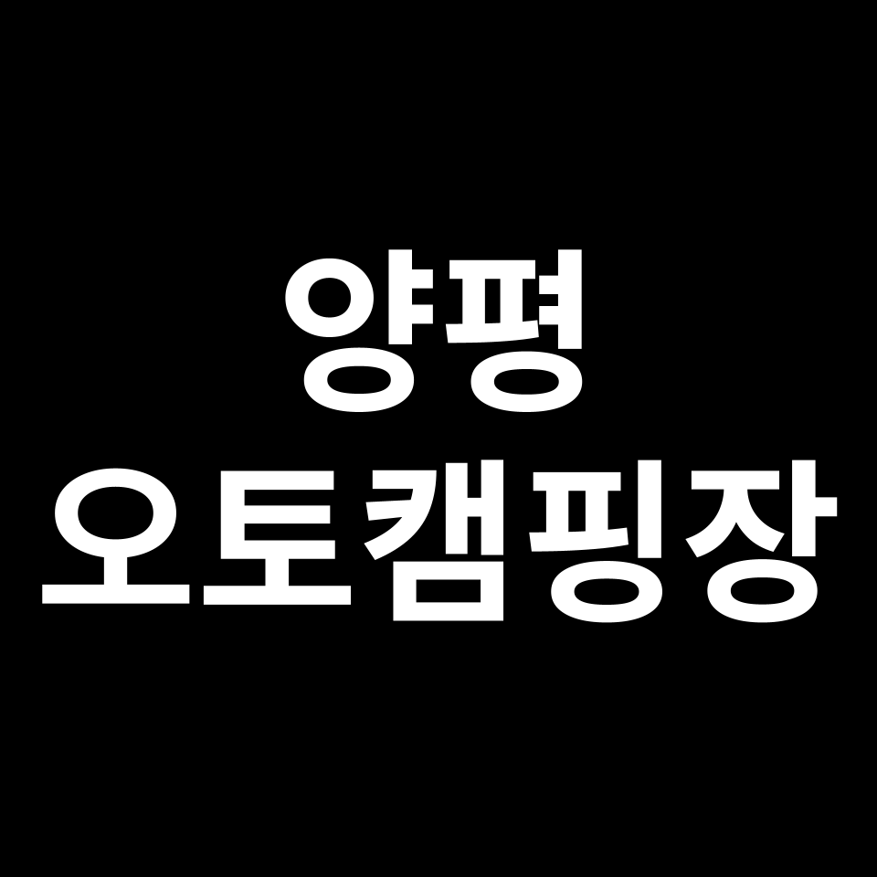 양평 오토캠핑장 TOP 5 | 양평힐링계곡, 청운, 다올, 산울림 등