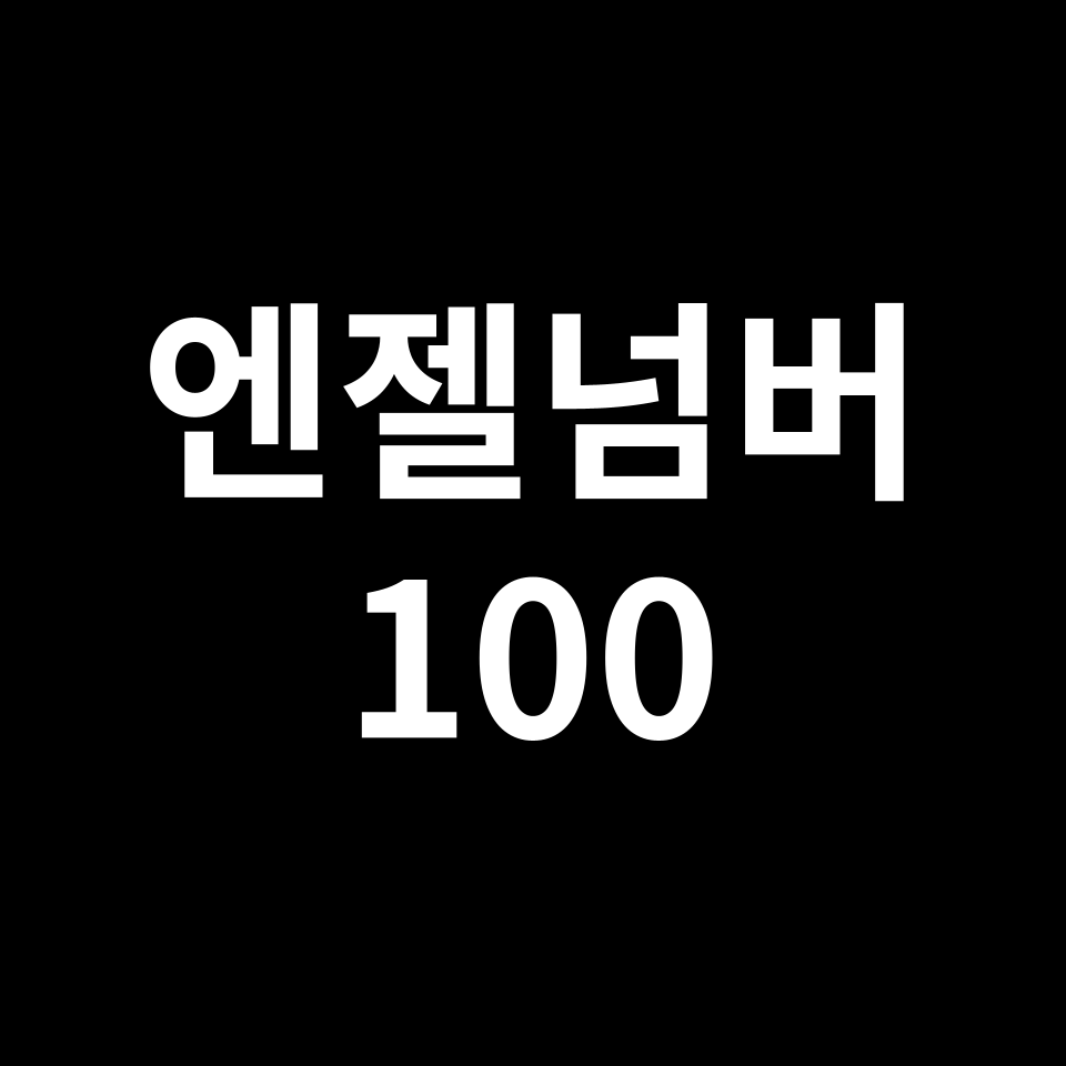 엔젤넘버 100