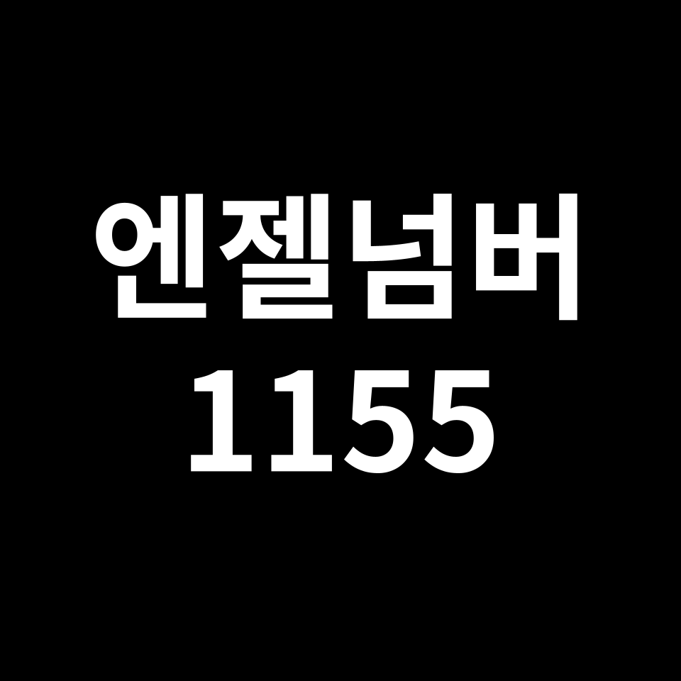 엔젤넘버 1155