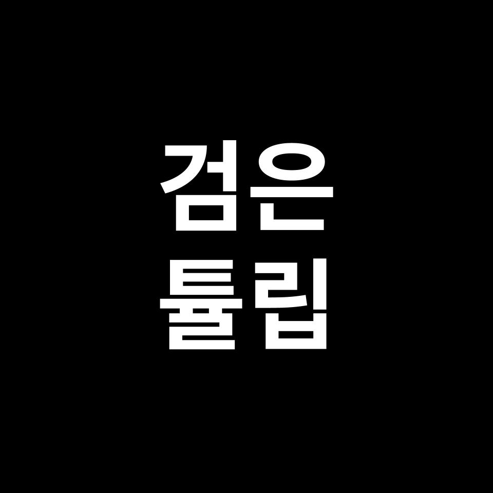 검은 튤립 꽃말 썸네일