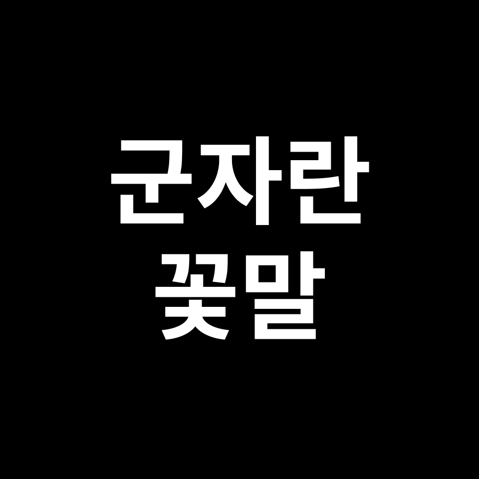 군자란 꽃말 썸네일
