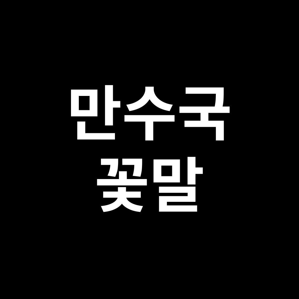 만수국 꽃말 썸네일