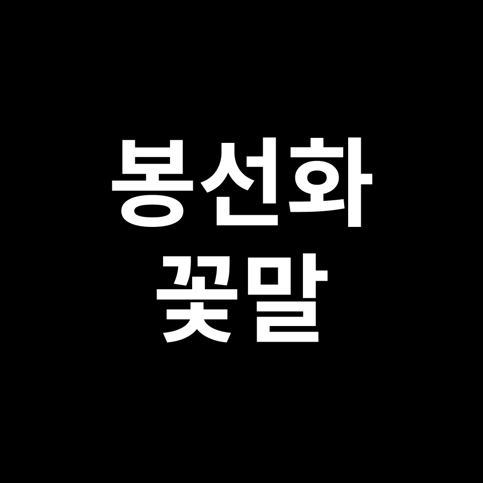봉선화 꽃말 썸네일