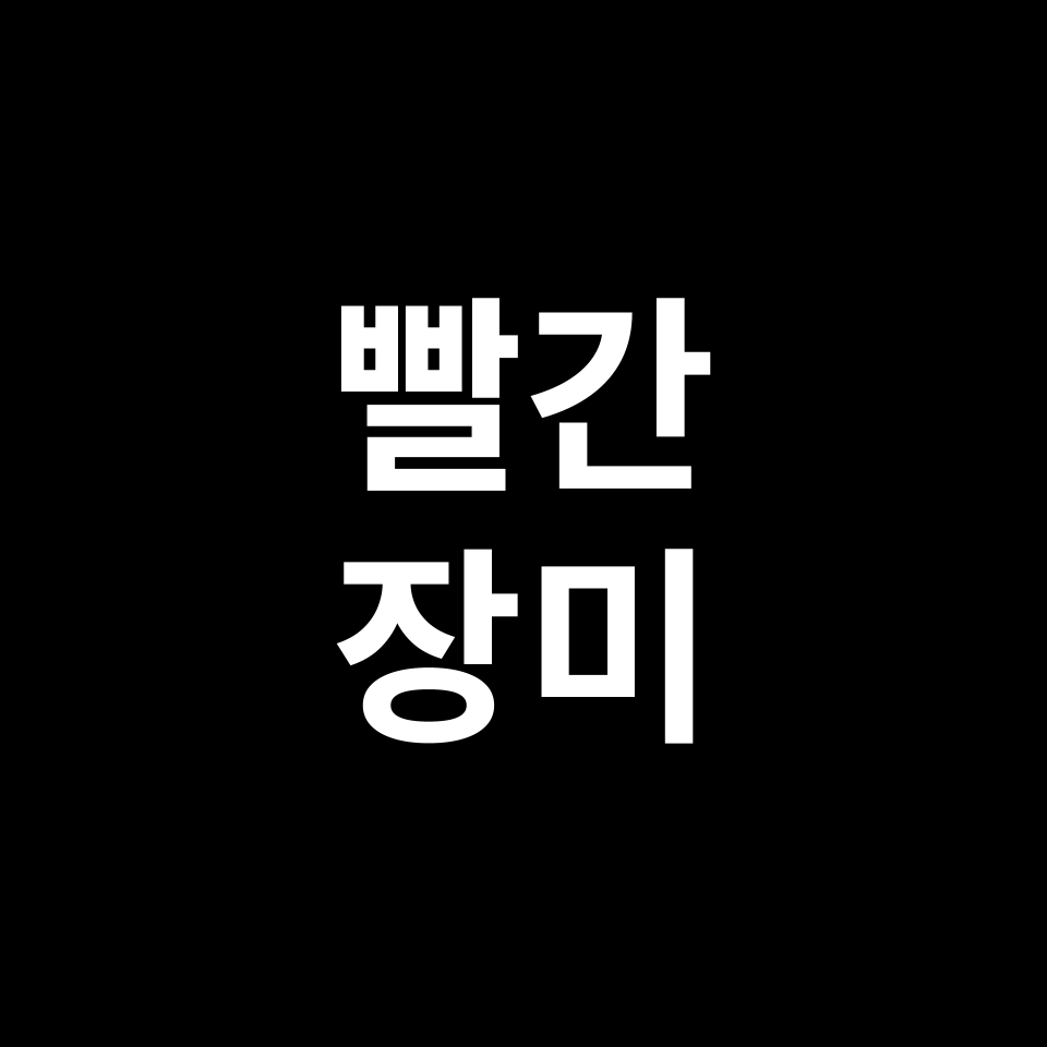 빨간 장미 꽃말 썸네일