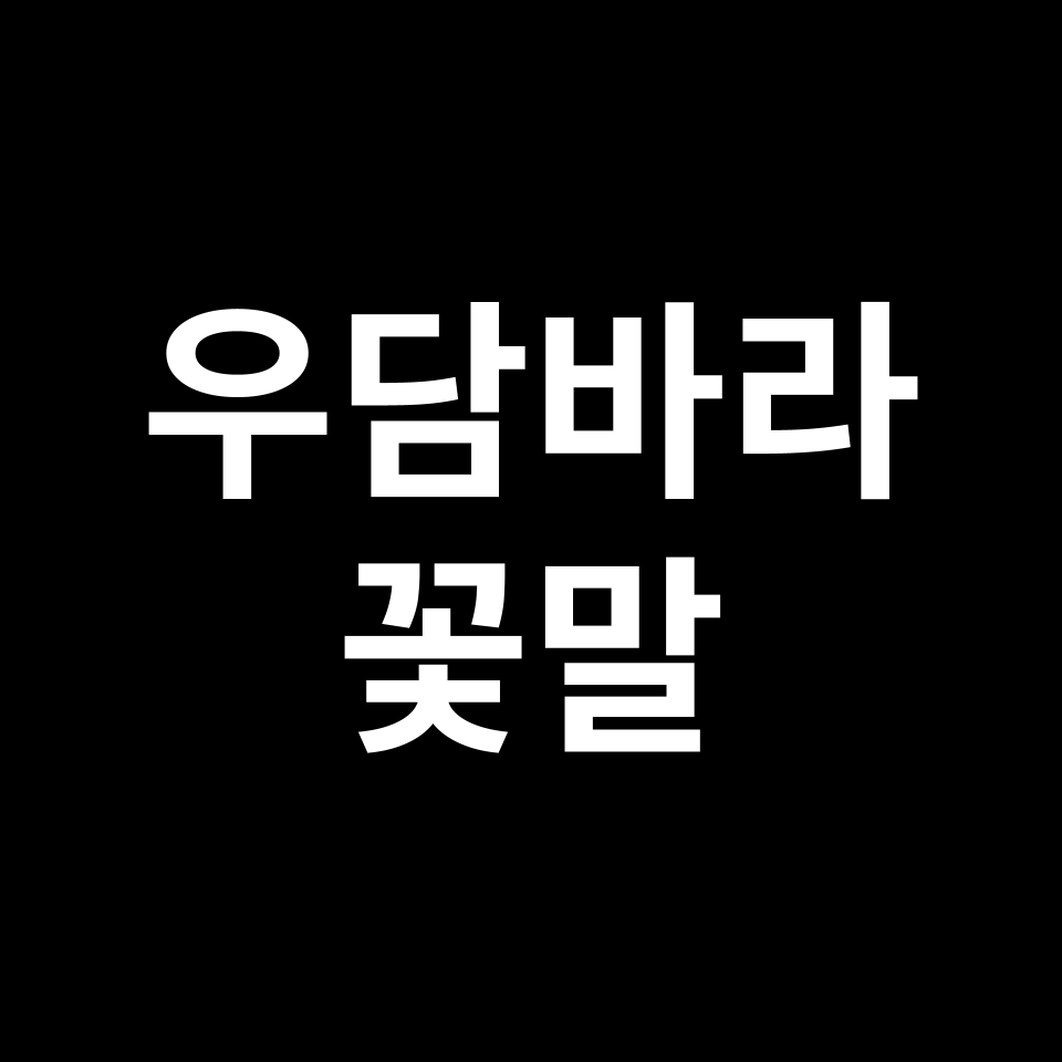 우담바라 꽃말 썸네일