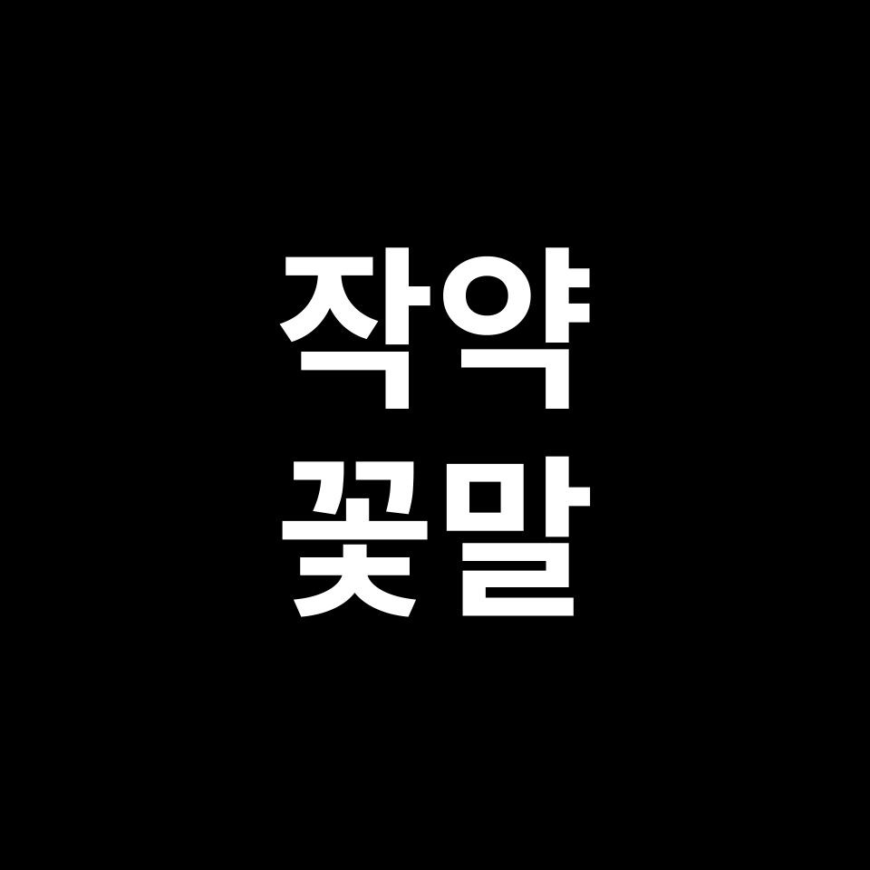 작약 꽃말 썸네일
