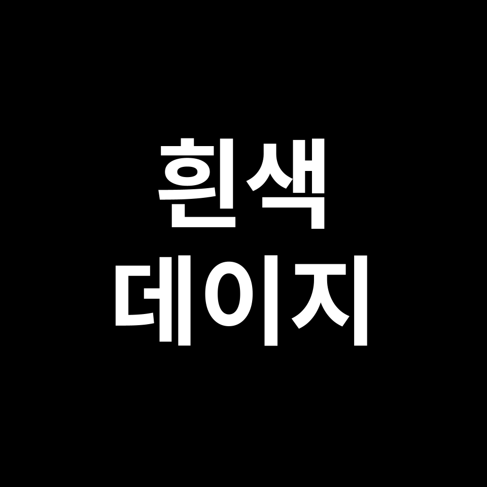 흰색 데이지 꽃말 썸네일